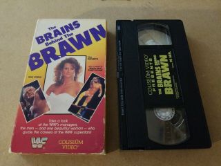 Wwf The Brains Behind The Brawn Vhs Coliseum Video Rare Wrestling Wwe Wcw