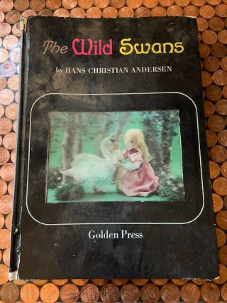 The Wild Swans By Hans Christian Anderson - - 1966 - - Rare 3d Hologram Cover