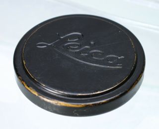 Rare - - Leica Leitz Black Paint Lens Cap 36mm A36 For Elmar Summaron Hektor 2