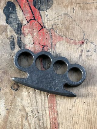 Vintage Antique Brass (Metal Steel) Knuckles Survival Self Defense RARE Old 3