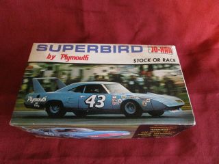 Jo - Han 1970 Superbird 1/25 Model Kit Plymouth Richard Petty Complete Unstarted
