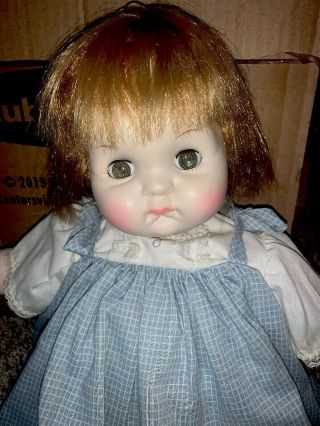 Vintage 20 " Madame Alexander Puddin Baby Doll 1965 Outfit