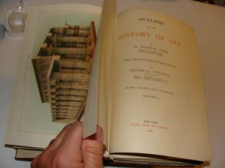1909 antique Lubke ' s HISTORY OF ART set 2 Volume BOOK SET Wilhelm Lubke ILLUS 2