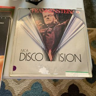 Frankenstein Mca Disco Vision Horror Halloween Rare 1978 Karloff Collectible