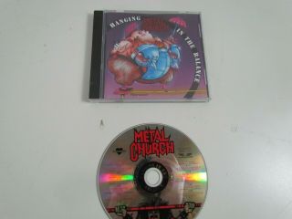 Metal Church - Hanging In The Balance Cd Thrash Blackheart Records 1993 Rare Oop
