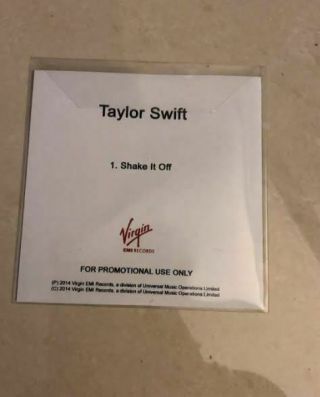 TAYLOR SWIFT - SHAKE IT OFF - RARE PROMO CD 2