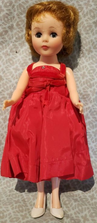 Vintage 1958 10 " American Character Toni Dressed Doll Sleepy Eyes
