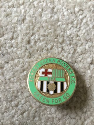 Forest Green Rovers Football Club Fc Rare Enamel Supporters Pin Badge 1994