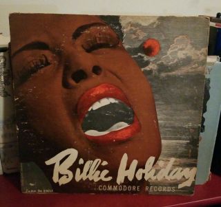 Rare Jazz Billie Holiday - S/t Commodore Records 10 "