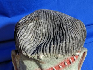 Vintage Rubber Halloween Mask Horror Monster Frankenstein 70s - 80s Rare 2