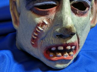 Vintage Rubber Halloween Mask Horror Monster Frankenstein 70s - 80s Rare 3