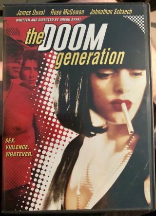 Rare Out Of Print The Doom Generation (dvd,  2007,  Unrated) Directors 