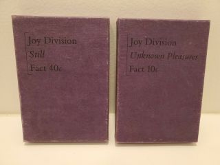 Joy Division Still Cassette Box Set.  Fact - 40c.  & Fact - 10c Unknown Pleasures Rare