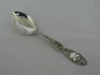 Vintage Sterling Silver Bonner Springs Kansas Souvenir Spoon