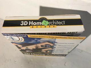 Rare Broderbund 3D Home Architect Deluxe Design Software 2