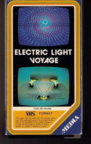 Electric Light Voyage Vhs 1979 Rare Video Collectible Early Computer Animation