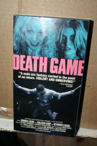 Vintage Vhs 1988 Death Game Erotic Thriller Sondra Locke Colleen Camp Rare