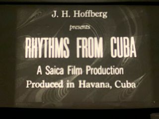 16mm Sound - Ultra Rare " Rythms From Cuba " - Musical Instrumental Bands