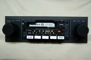 Vintage Pioneer Kp - 5500 Am/fm Cassette Car Stereo 12 Chevy Ford Mopar Old Rare