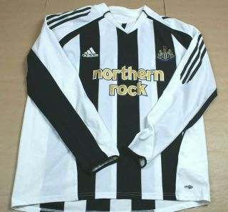 Newcastle United 2005 2007 Home Shirt Rare Long Sleeve Edition (xl)