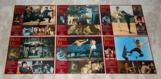 Rare Bruce Lee The Legend Lobby Card Set 1984 Hong Kong Golden Harvest 李小龍