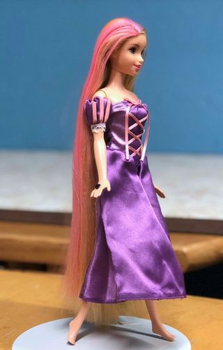 Disney Princess Rapunzel Tangled Hair Color Changing Doll Rare Htf Mattel