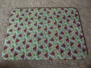 Rare Counter Saver Cutting Board Glass 15 " Royal Albert Old Country Roses Chintz