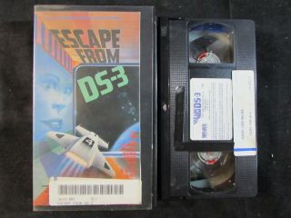 Escape From Ds - 3 Vhs Tape 1981 Robert Emenegger/bubba Smith Rare Sci - Fi Film