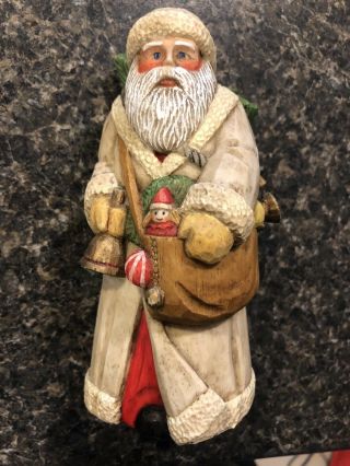 Kurt S Adler Santas World Figurine Statue Old World Bell Bag Toy Tree Rare