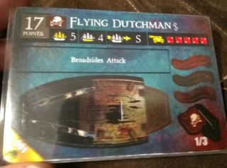 Wizkids Pirates Of Davy Jones Curse 001 Flying Dutchman Rare