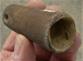 Pipe: Sandstone Tube - Style & 10 Arrowheads,  Cahokia Region,  Illinois