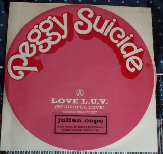 Julian Cope - Love Love Luv Uk 12 " Pink Vinyl Very Rare