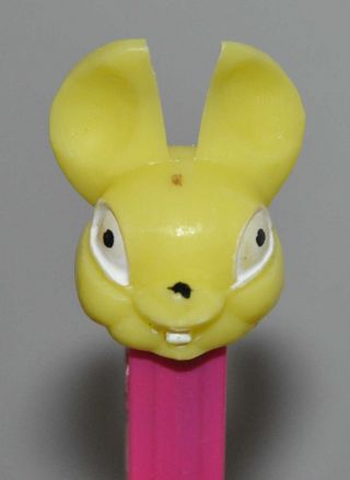 Pez Fat Ear Easter Bunny DIE CUT - very rare 1960 ' s Holiday Classic Pez RARE 2