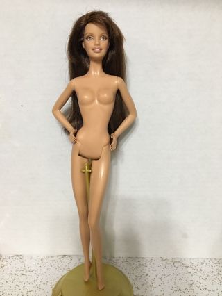 Barbie Model Muse Doll Brunette Brown Eyes Rare