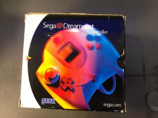 Official Oem Sega Dreamcast Controller Gray With Vmu Rare