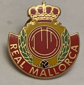 Real Mallorca Old Rare Classic Collectable Spanish Football Pin Badge