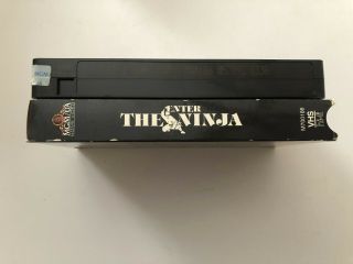 ENTER THE NINJA - VHS RARE - 1981 Sho Kosugi - MARTIAL ARTS - MGM/UA CANNON 3