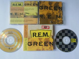 R.  E.  M.  Green & Out Of Time 2up Australian Import Special Edition 2 Cd Rare Rem