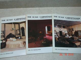The Scale Cabinetmaker,  Vol.  Vi,  1982 Winter,  Spring And Summer Issues