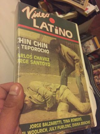Chin Chin El Teporocho Vhs Very Rare Mexican Video Latino