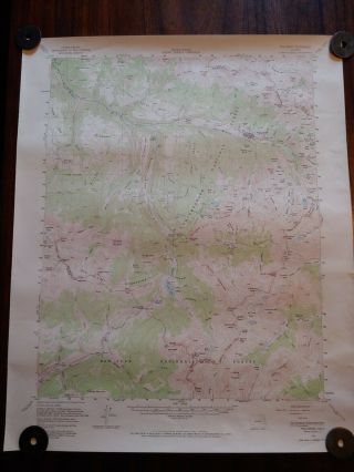 1955 Telluride Colorado Atomic Energy Commission Topographic Map