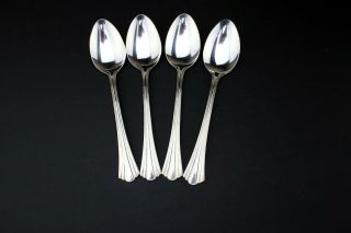 Reed & Barton 1800 Stainless Set Of (4) 7 3/8 " Soup Spoons Ships