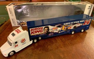 Rare 2010 Tony Stewart 1/64 - Burger King Have It Your Way Trailer Rig Hauler 