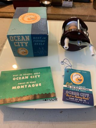 Vintage Ocean City Smoothkast No.  88 Level Wind Reel Circ 1940’s Usa