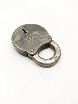 Yale brand padlock ' 575 ',  antique,  vintage,  locksmith,  collectible 3