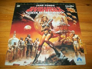 Barbarella: Queen Of The Galaxy Laserdisc Ld Widescreen Format Very Rare