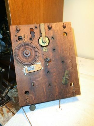 Antique - Seth Thomas - Wooden - Clock Movement - Ca.  1830 - To Restore - - K148a