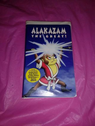 Alakazam The Great Animated Movie Vhs Orion Rare