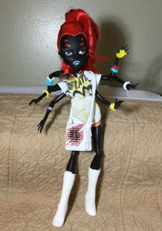 Rare Wydowna Spider Monster High Doll “ I Love Fashion” Complete Outfit
