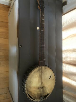 Rare Vintage Banjo From Late 1800’s With Writing